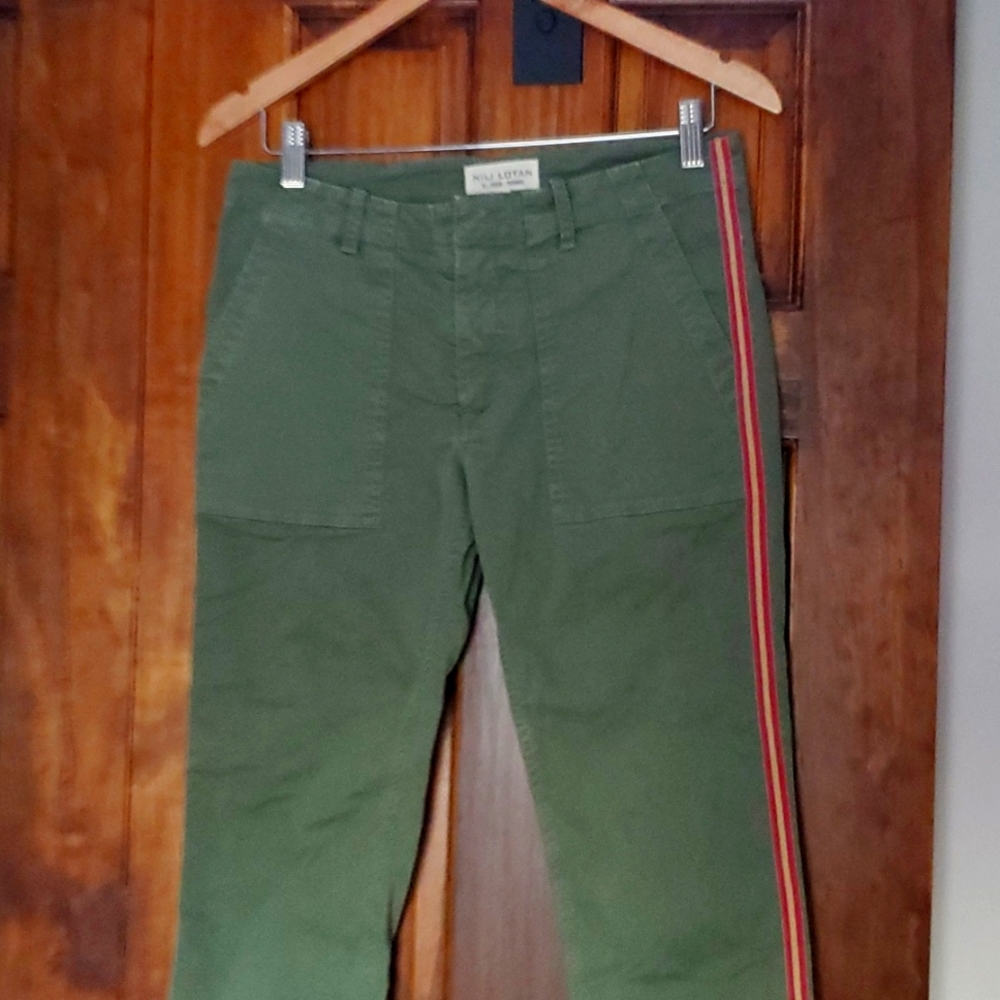 Nili lotan size 2 green casual pants